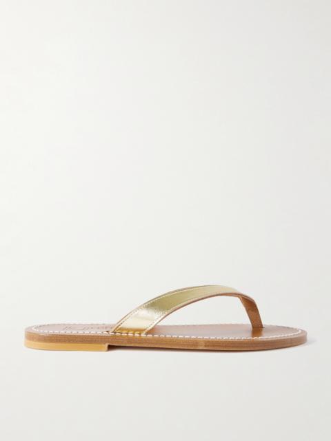 K.JACQUES Torino Metallic Leather Sandals