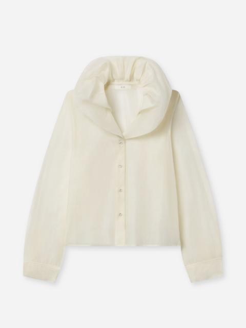 CO Cloud Collar Shirt in Cotton Silk Voile