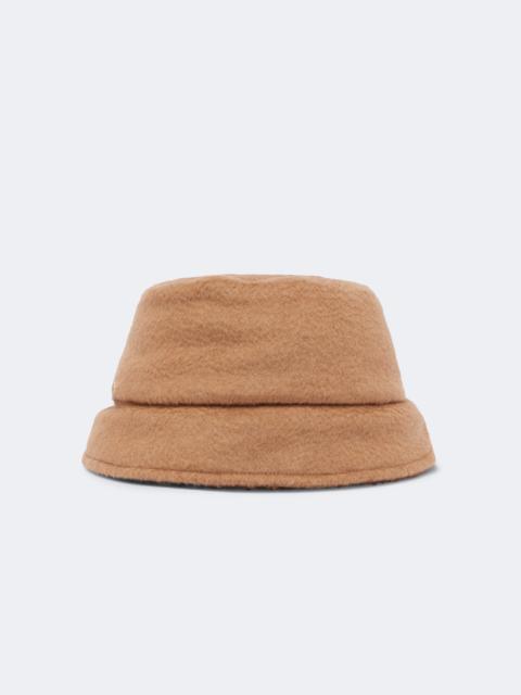 Max Mara Reversible camel hair and silk bucket hat
