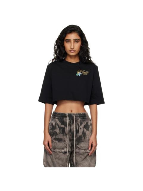 AMIRI Black Chateau Keys Cropped T-shirt