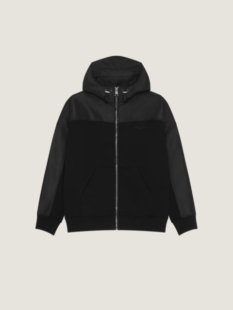 Givenchy WINDBREAKER IN POLYFAILLE EMBROIDERED GIVENCHY PARIS
