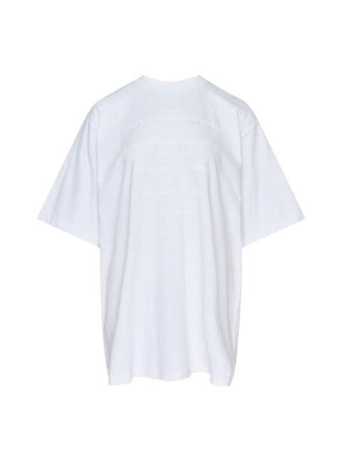 Alexander Wang Gradient Logo Short Sleeve Tee