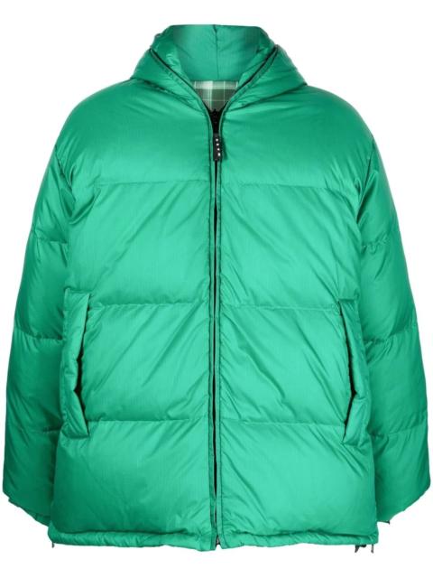 Marni reversible padded hooded coat