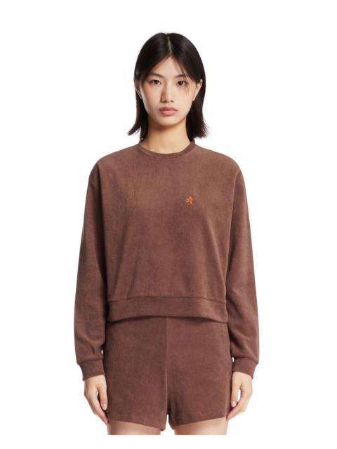 PERFECT MOMENT Brown Terry Sweatshirt