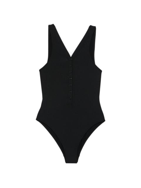 ERES button V-neck swimsuit