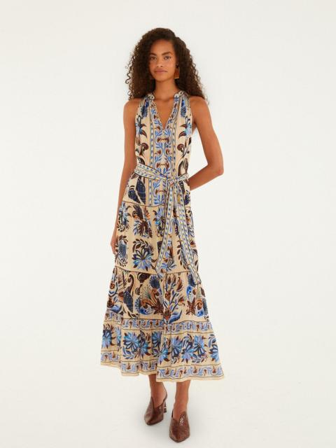 FARM RIO Sand Nature Land Maxi Dress