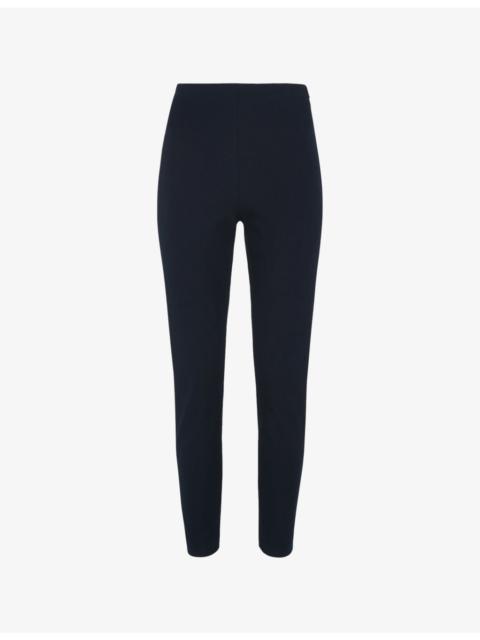 WHISTLES Super Stretch Skinny-Fit Stretch-Cotton Trousers