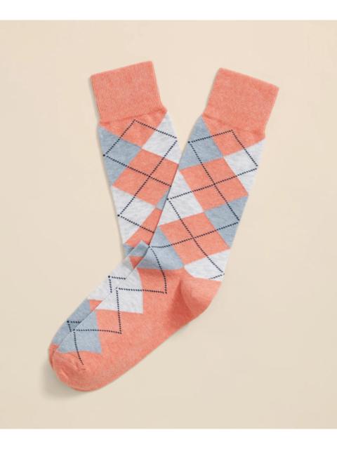 Brooks Brothers Cotton Blend Argyle Socks