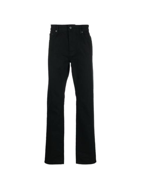 logo-patch denim jeans