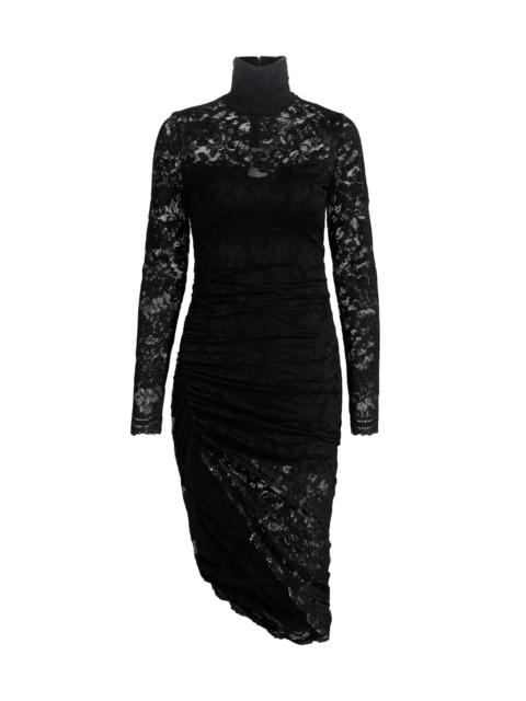 GENERATION LOVE Women's Iria Floral Lace Midi-Dress - Black