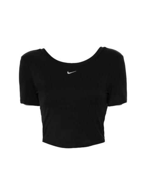 Nike logo-embroidered ribbed tank top