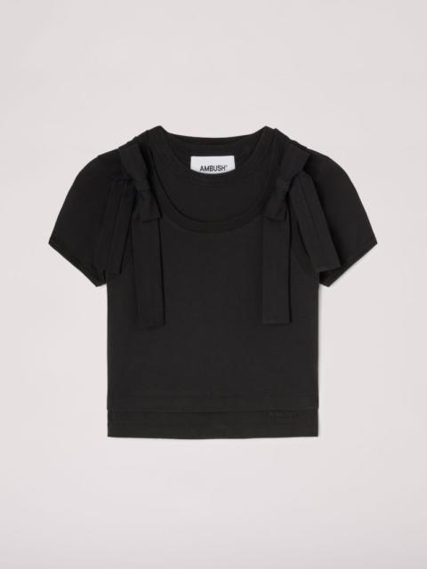 Ambush Double Layer Ribbon T-Shirt