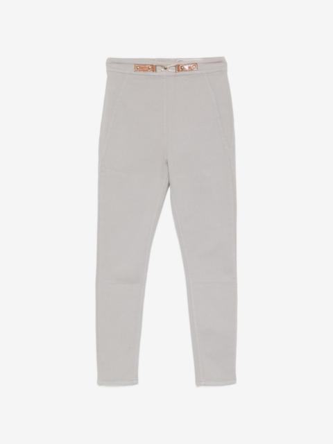 ELISABETTA FRANCHI belted jeans