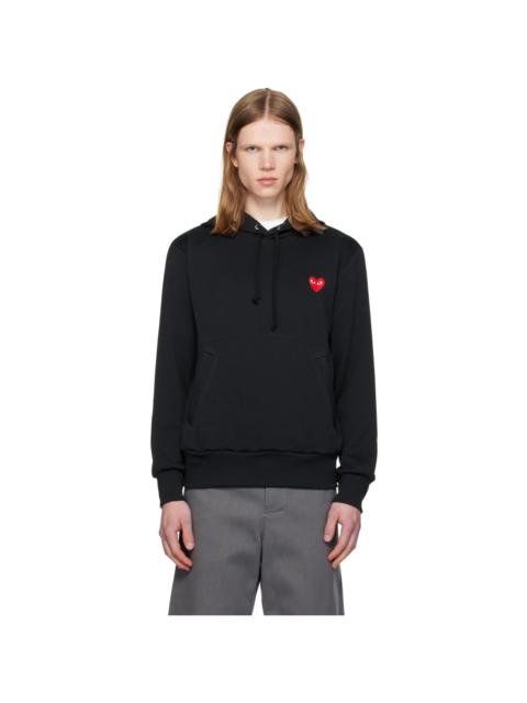 Comme des Garçons PLAY Black 'Red Emblem Heart' Hoodie