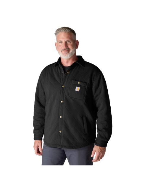 Carhartt Rain Defender® Loose Fit Heavyweight Quilted Snap Front Shirt Jac