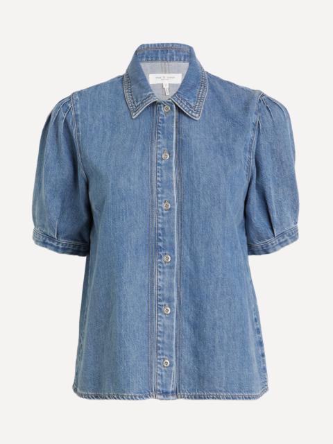 rag & bone Taylor Denim Blouse