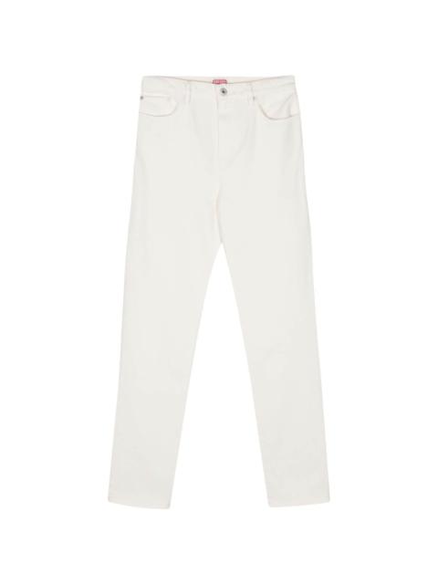 KENZO mid-rise tapered-leg jeans