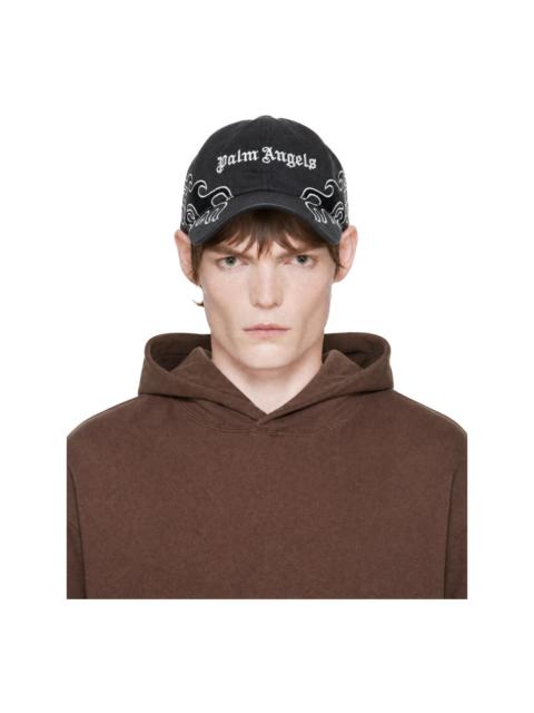 Palm Angels Black Flame Cap