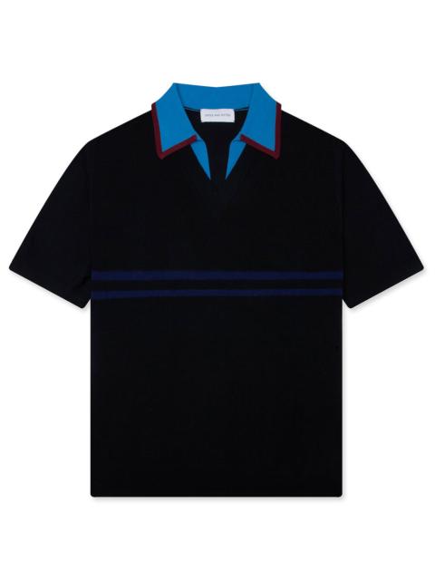 Dries Van Noten MOLAR 3716 M.K. POLO - BLACK