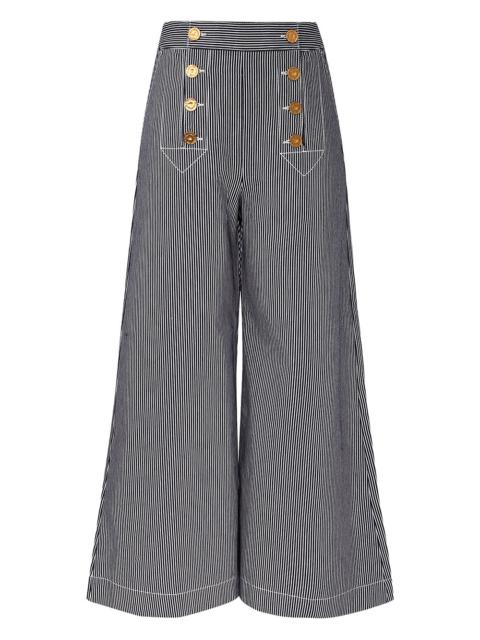 Zimmermann PATIENCE STRIPED DENIM JEAN