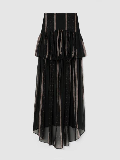 LIBEROWE NINA SILK PEPLUM SKIRT