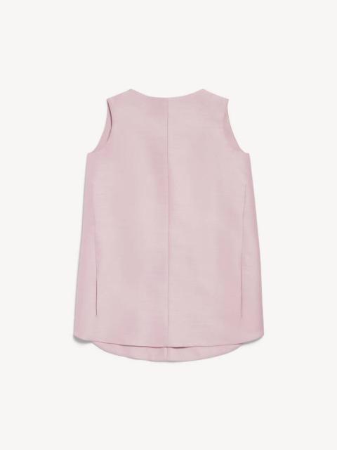 BALENCIAGA Women's Mini Sack Dress in Dusty Pink