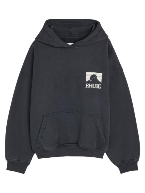 Rhude Rhude Moonlight Pack Printed Hooded Cotton Sweatshirt