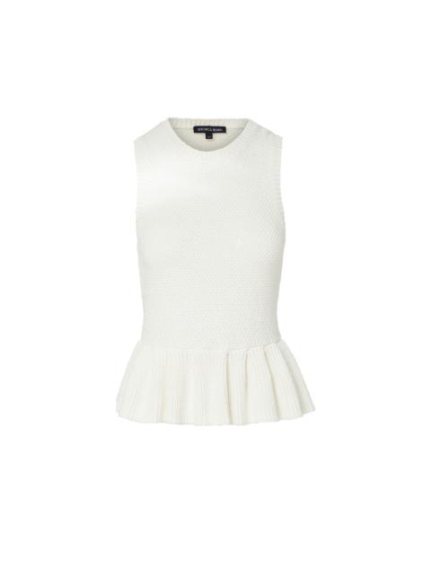 VERONICA BEARD NEMYAH PEPLUM TANK TOP