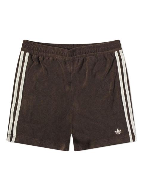 adidas adidas originals x Wales Bonner Towel Shorts 'Dark Brown' IB3250