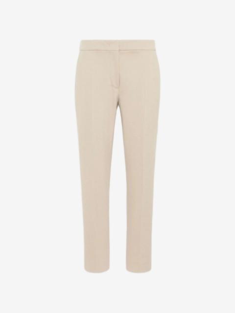 Max Mara pressed-crease cropped trousers