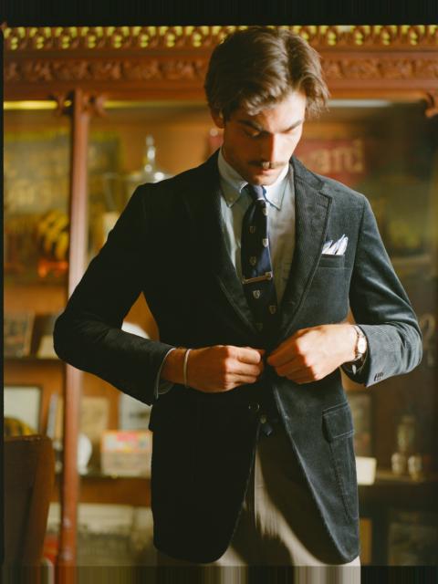J. PRESS MADE-IN-USA NAVY COTTON CORDUROY SPORT COAT