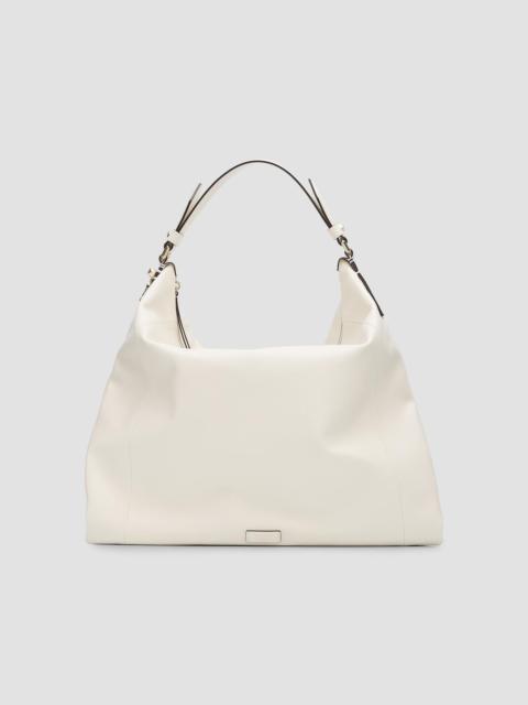 JIMMY CHOO Women's Ana Leather Hobo Bag - Latte Light Gold