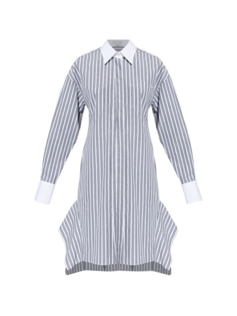 Stella McCartney striped shirt mini dress