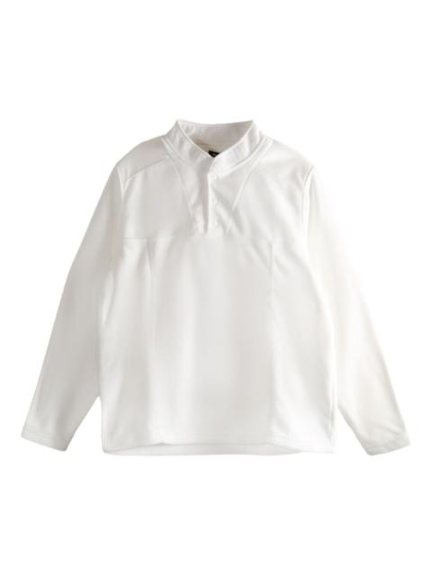 malbon band-collar polo shirt