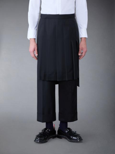 Thom Browne Super 120's Collage Pleated Trouser Skirt