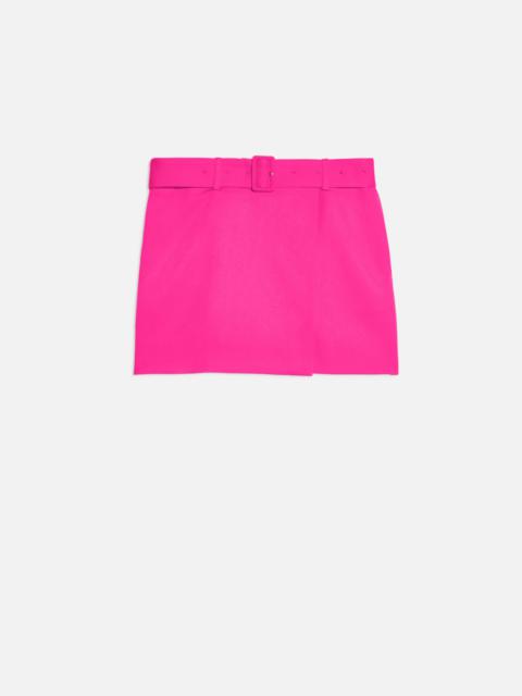 AMI Paris Belted Mini Skirt