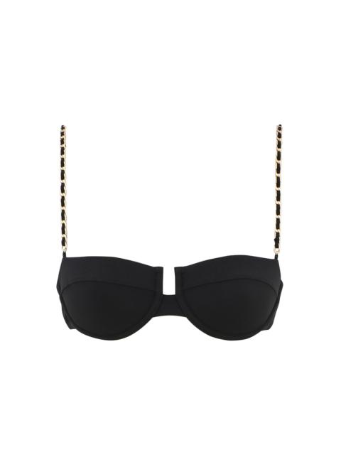 Zimmermann ROSELIGHT CHAIN BALCONETTE TOP
