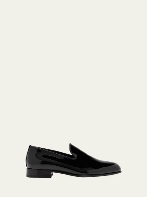 Brioni Men's Patent Leather Venetian Loafers
