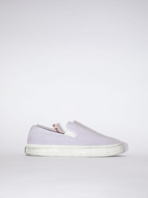 Acne Studios Slip on sneakers - Pale purple/off white