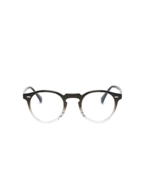 Oliver Peoples Gregory Peck round-frame glasses