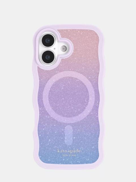 kate spade Kate Spade Wavy - Opal Glitter Magsafe Case
