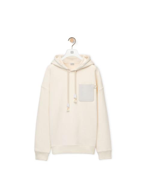 Relaxed fit hoodie in cotton