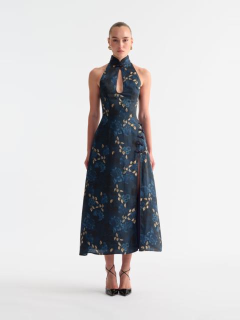 SAU LEE VICTORIA SATIN DRESS