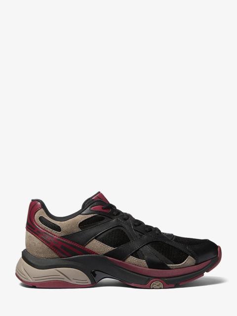 MICHAEL KORS Leo Mixed-Media Trainer