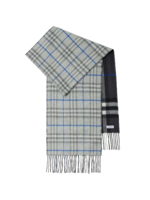 Vintage Check reversible cashmere scarf