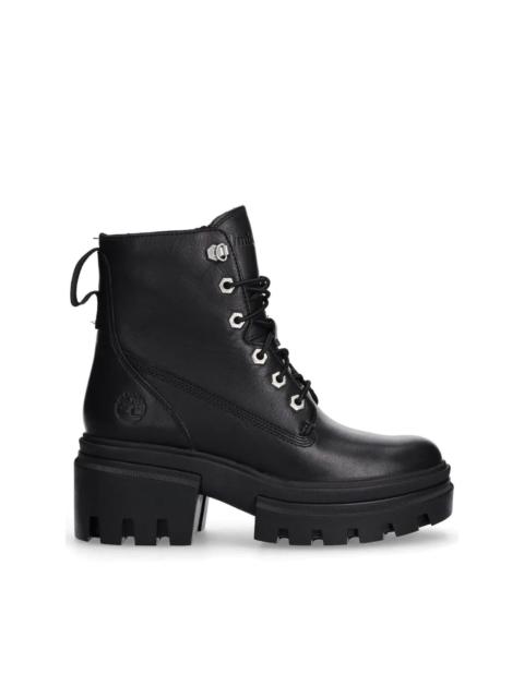 Timberland platform combat boots