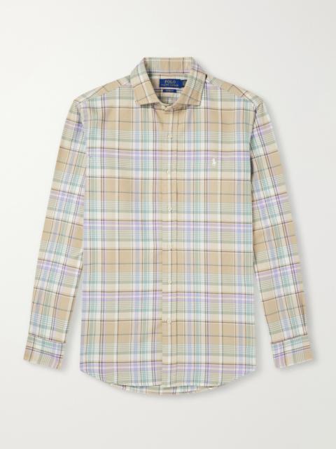 Polo Ralph Lauren Logo-Embroidered Checked Cotton-Oxford Shirt