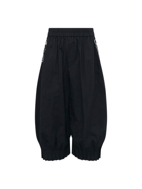 RENLI SU Cropped Barrel Trousers