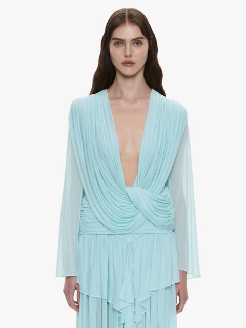 CHRISTOPHER ESBER Ripple Drape Long Sleeve Top