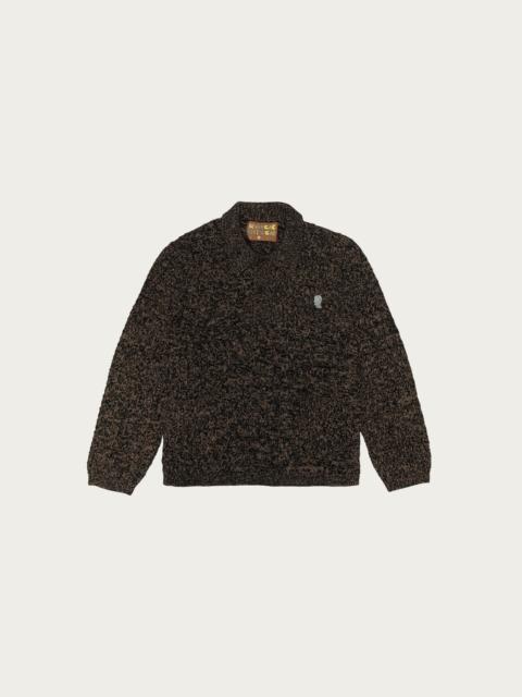 BRAIN DEAD Waffle Pullover Sweater - Charcoal